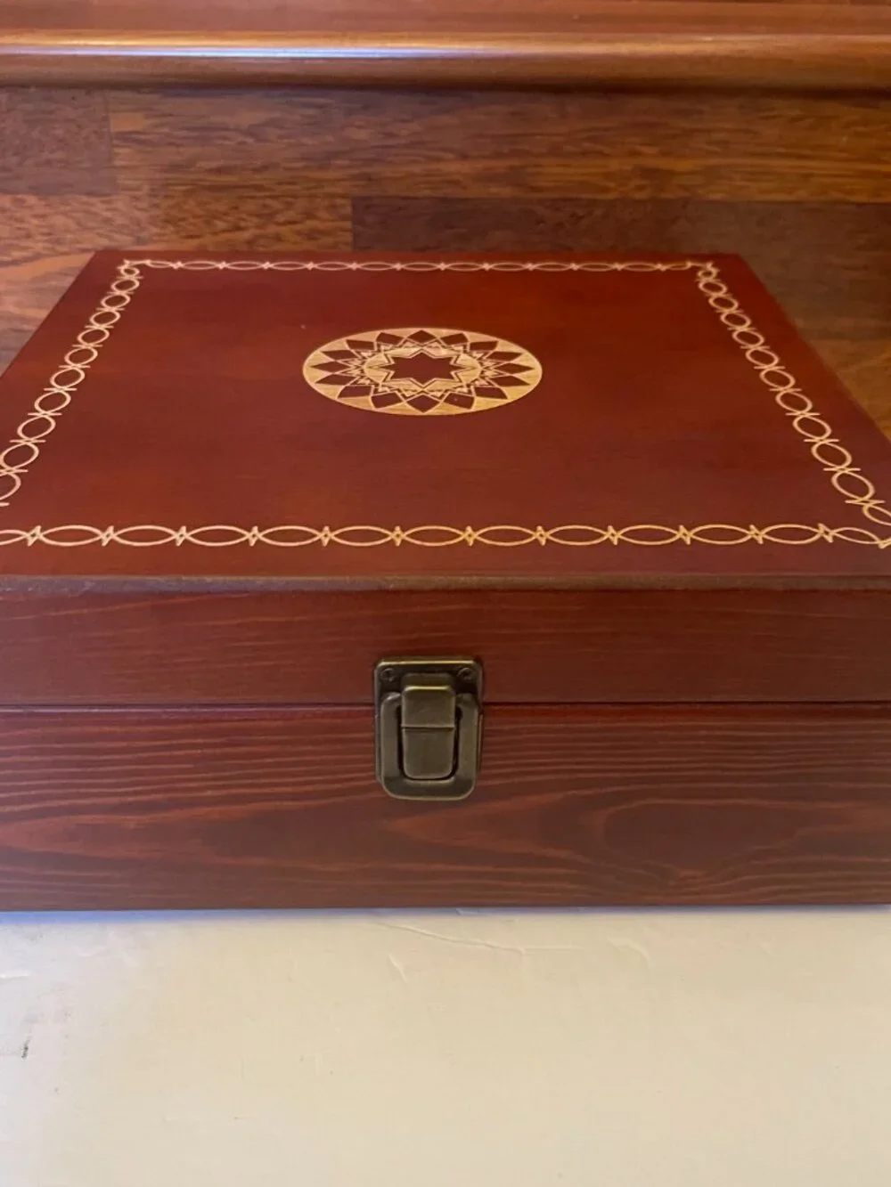 Wooden Essential Oil Storage/Trinket Box Holds 36 Bottles